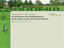 Tablet Screenshot of landheim.grosserjaeger.de